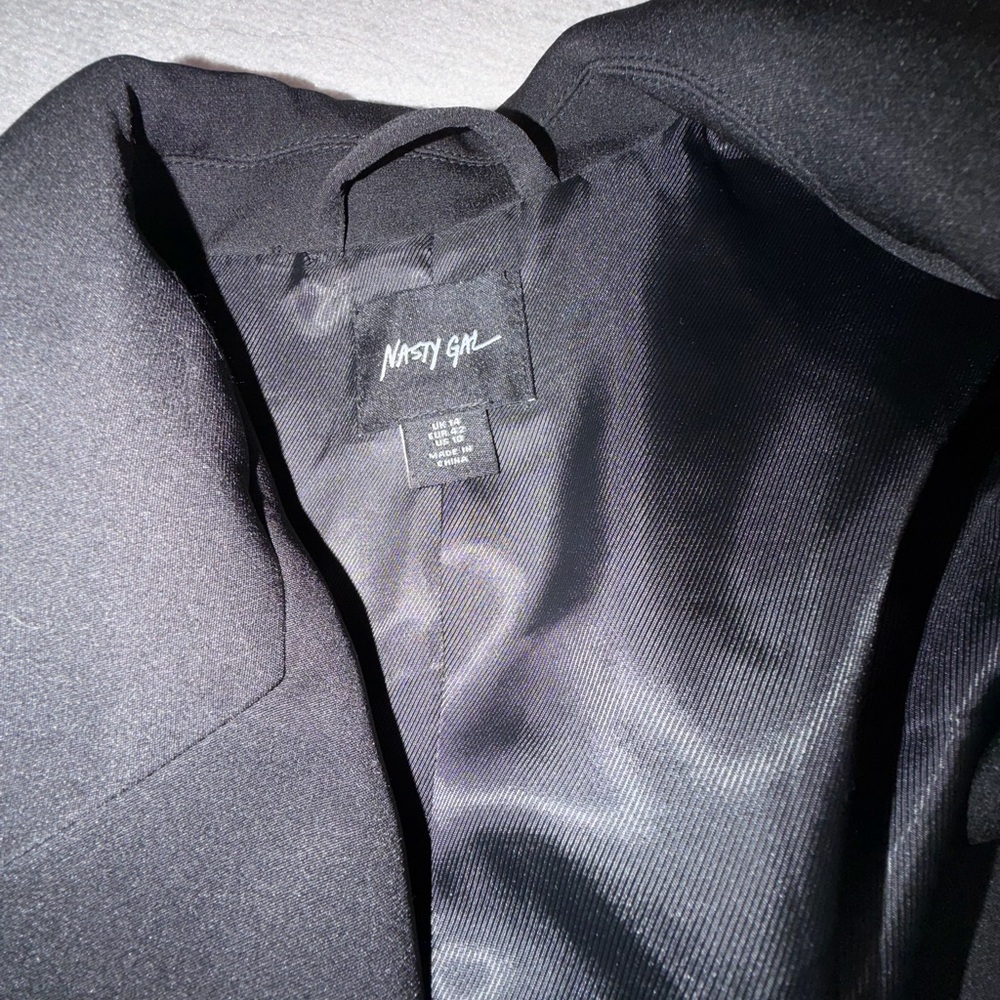 Black Suit Set with Heart & Star Crystal Cut Outs - Picture 5 of 7